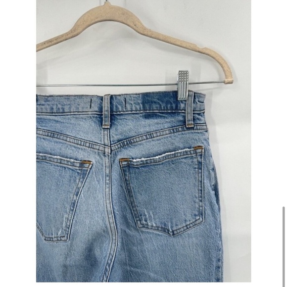 Abercrombie & Fitch The 90s Straight Ultra High
Rise Distressed Women 27 Jeans - Picture 6 of 7